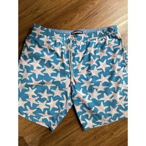 Bonobos Teal Starfish Swim Trunks, Size XL